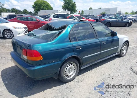 1997 Honda Civic Lx из США, поврежденный, VIN 2HGEJ667XVH508555